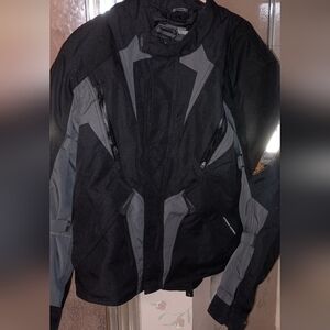 Men's XL Shift Motorcycle Jacket Storm Series Black Grey
